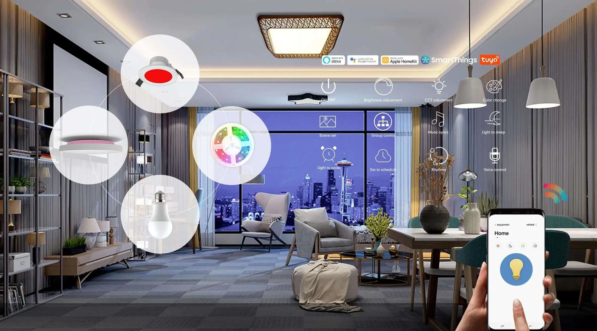 C-Lux smart home lighting with matter protocols release